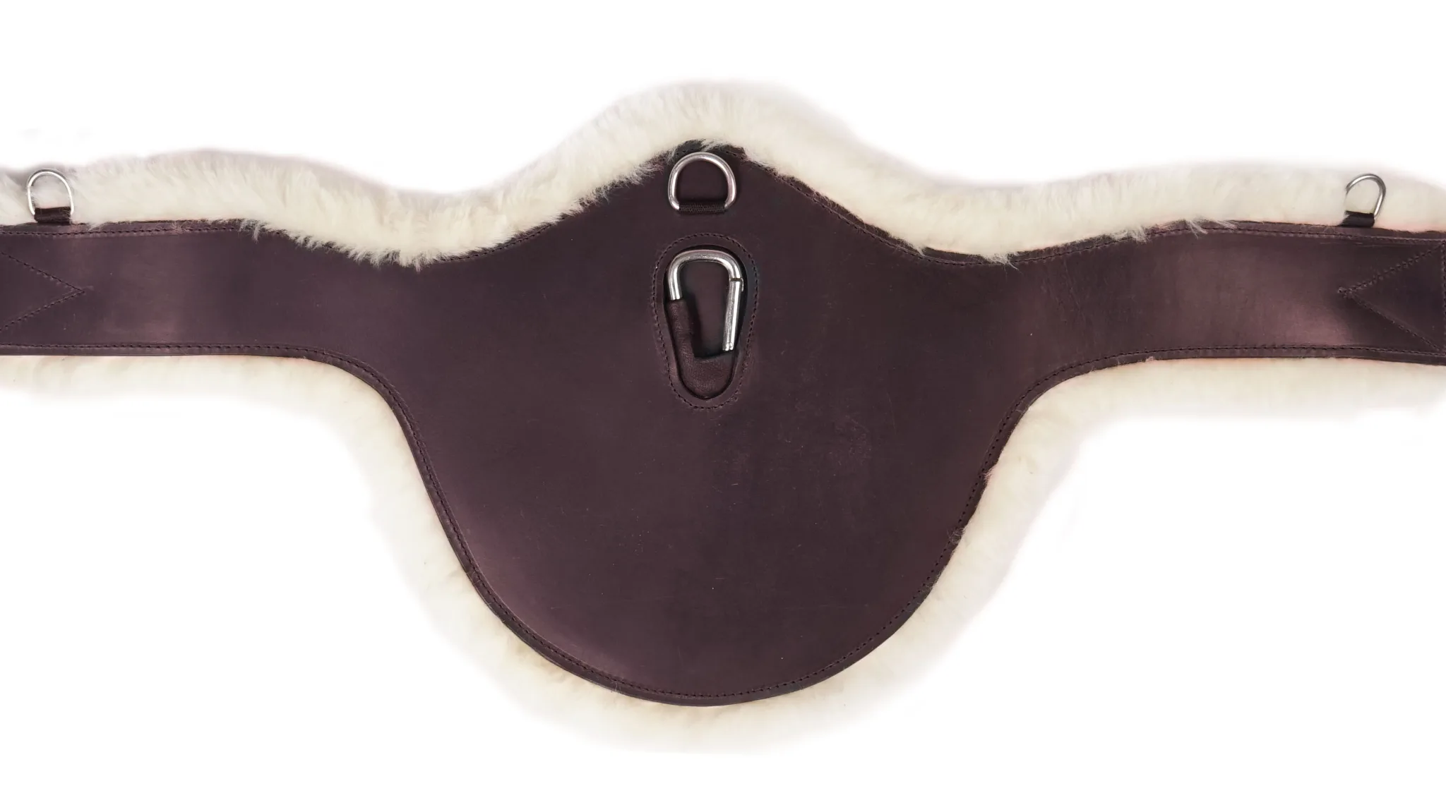 Alternative view of SINGEL MET BUIKBESCHERMER LEER MET SCHAPENVACHT