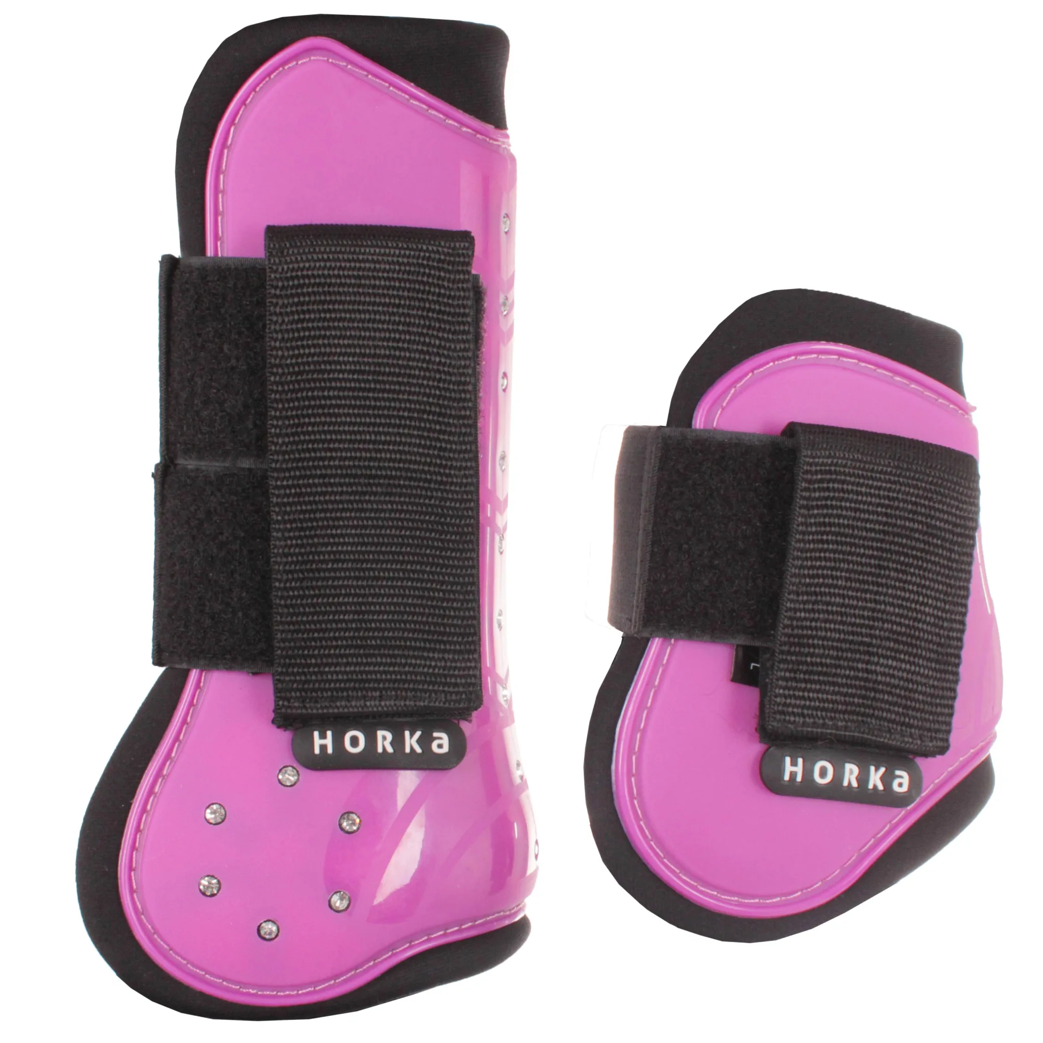 PVC BEENBESCHERMERSET STRASS SET VAN 4