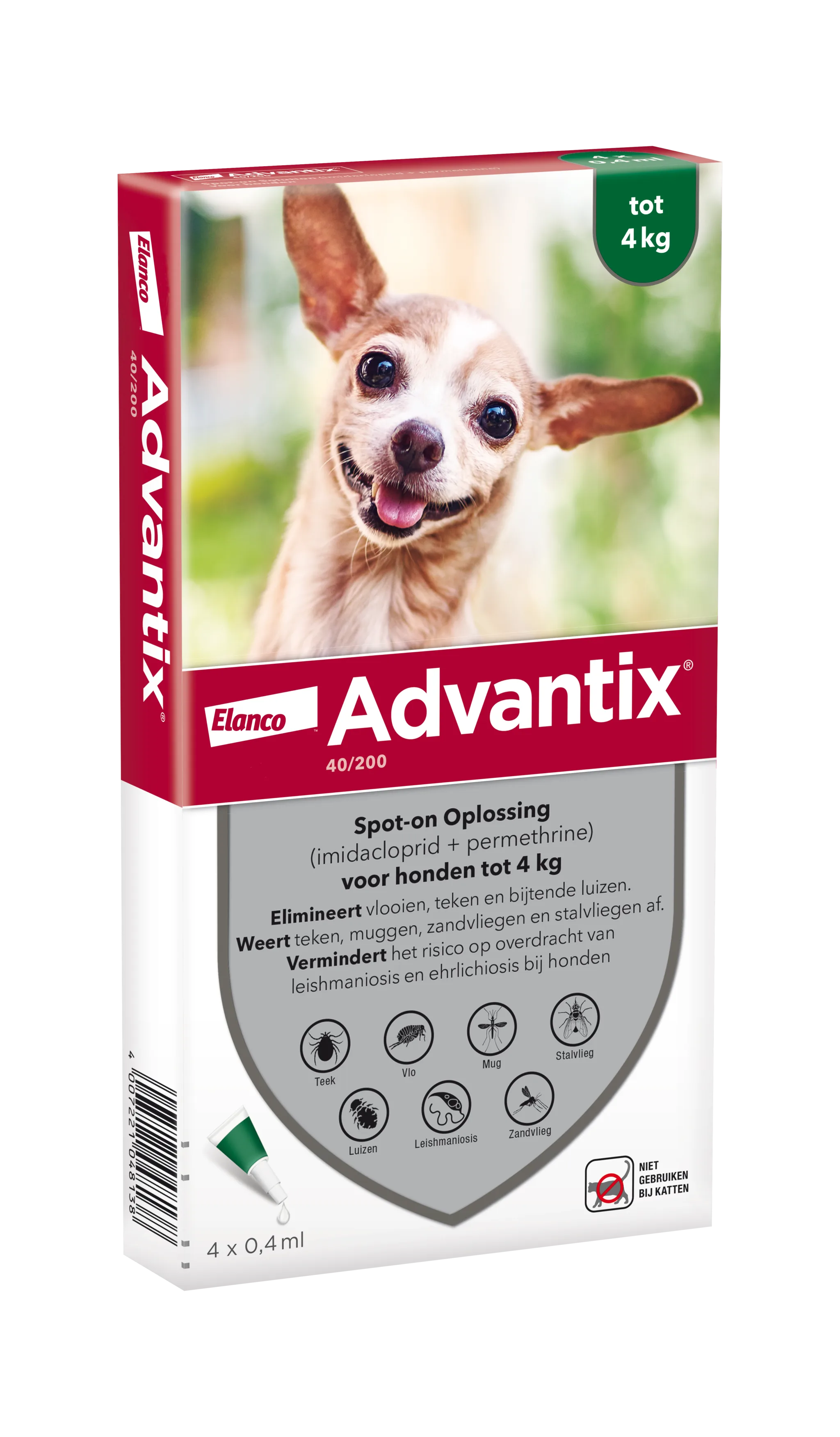 Advantix 40/200 Hond (1,5 tot 4kg) 4P