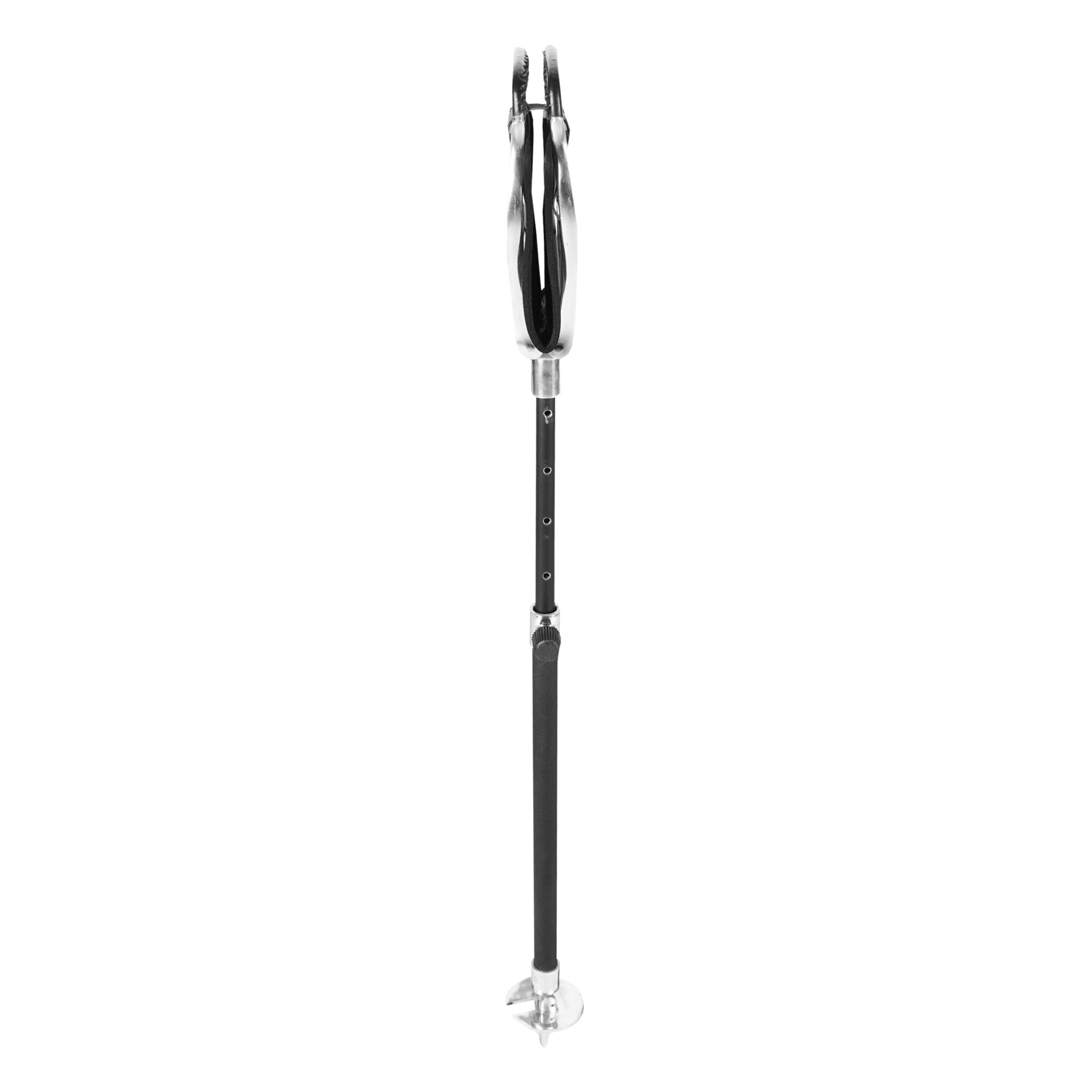 ZITSTOK ALUMINIUM MET LEREN ZIT