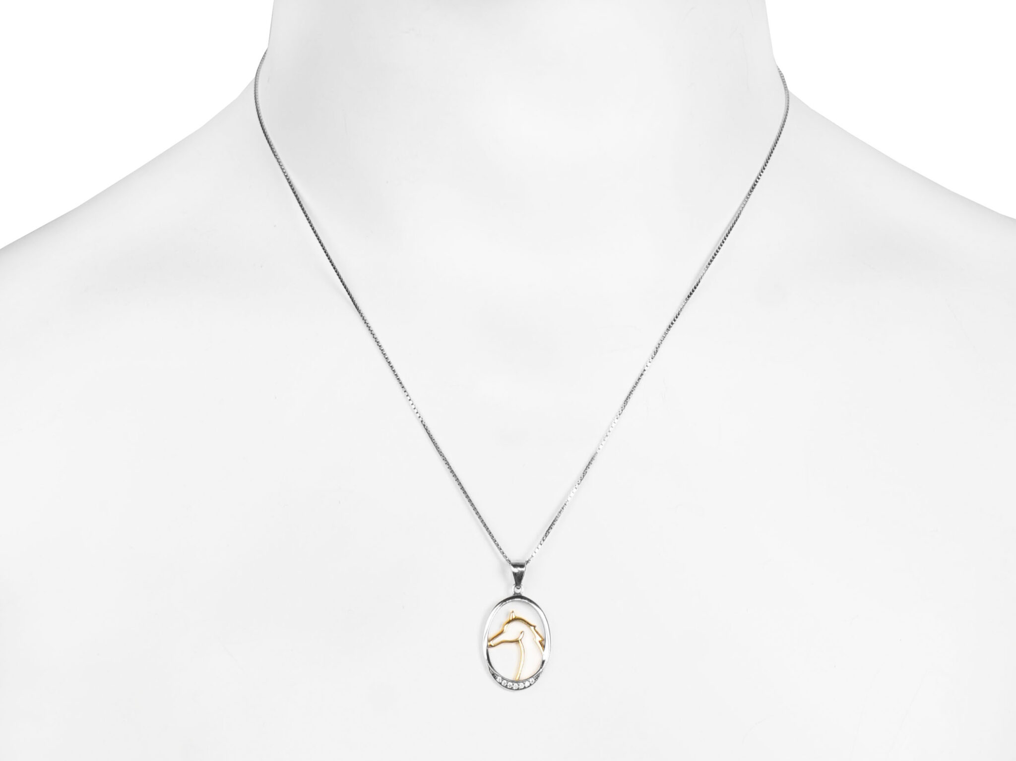 KETTING MET HANGER PAARD VPE=6ST