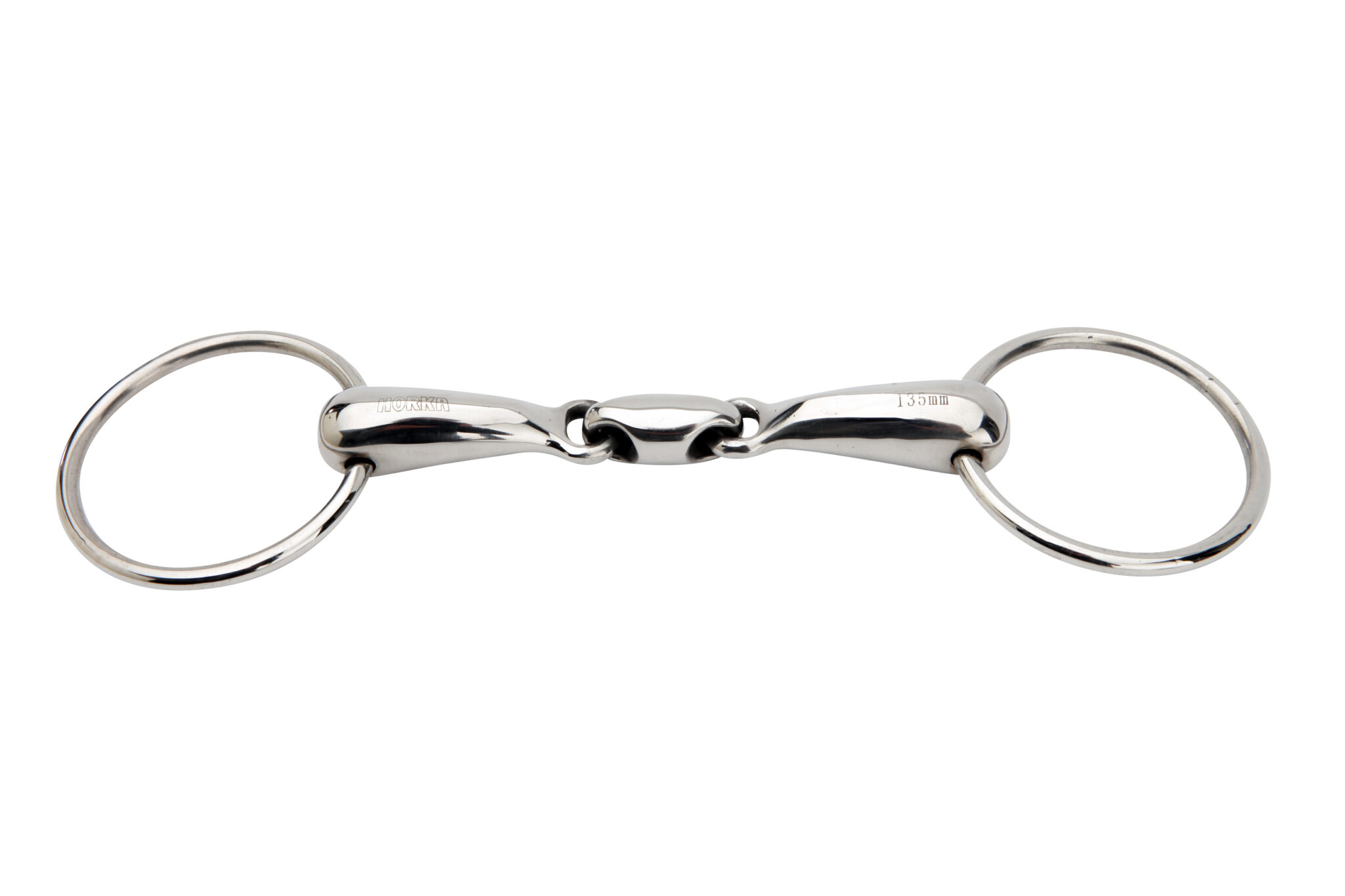 WATERTTRENS DUBBEL GEBROKEN RVS 19 MM