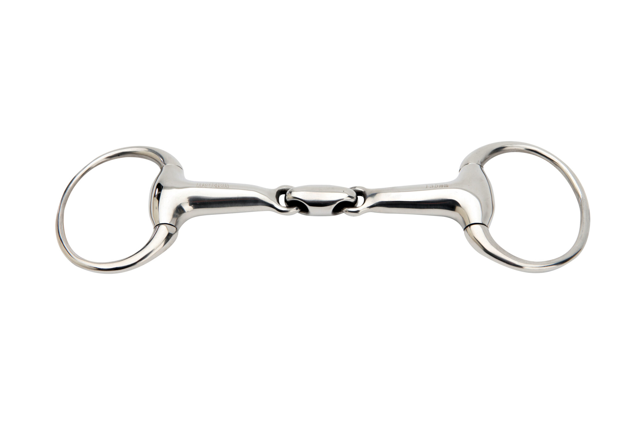 BUSTRENS DUBBEL GEBROKEN RVS 21 MM