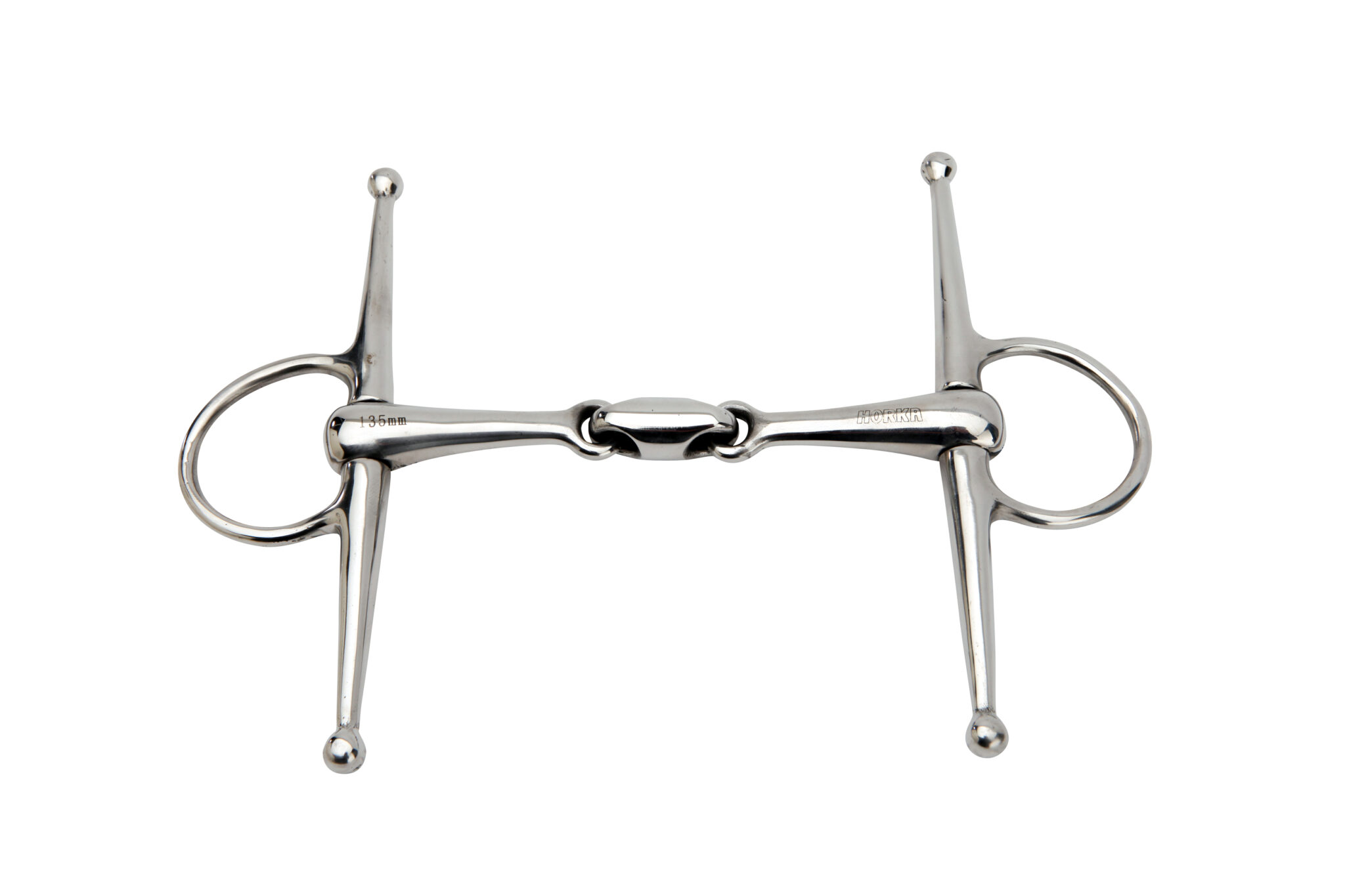 KNEVELTRENS DUBBEL GEBROKEN RVS 18 MM