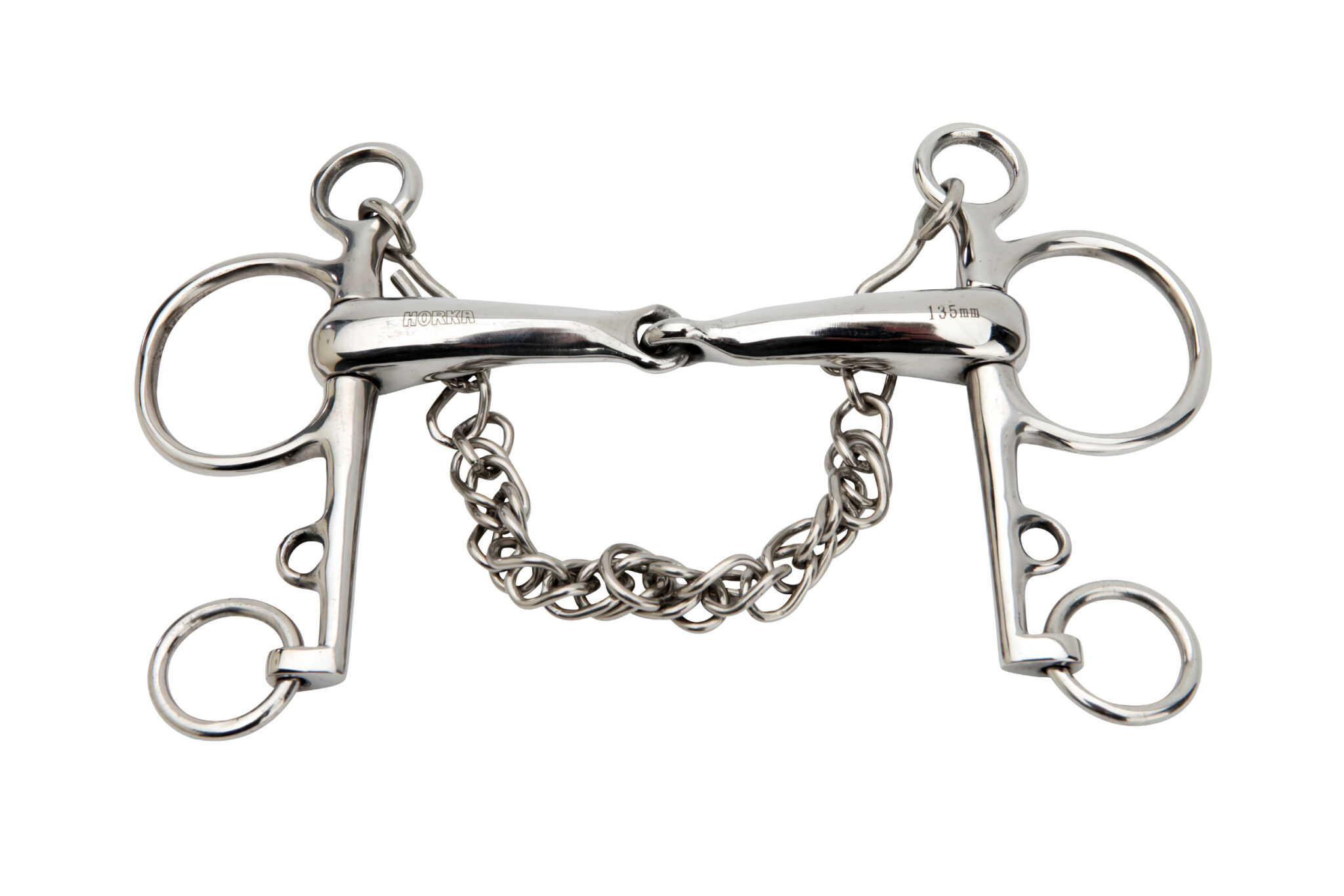 PELHAM GEBROKEN RVS 19 MM