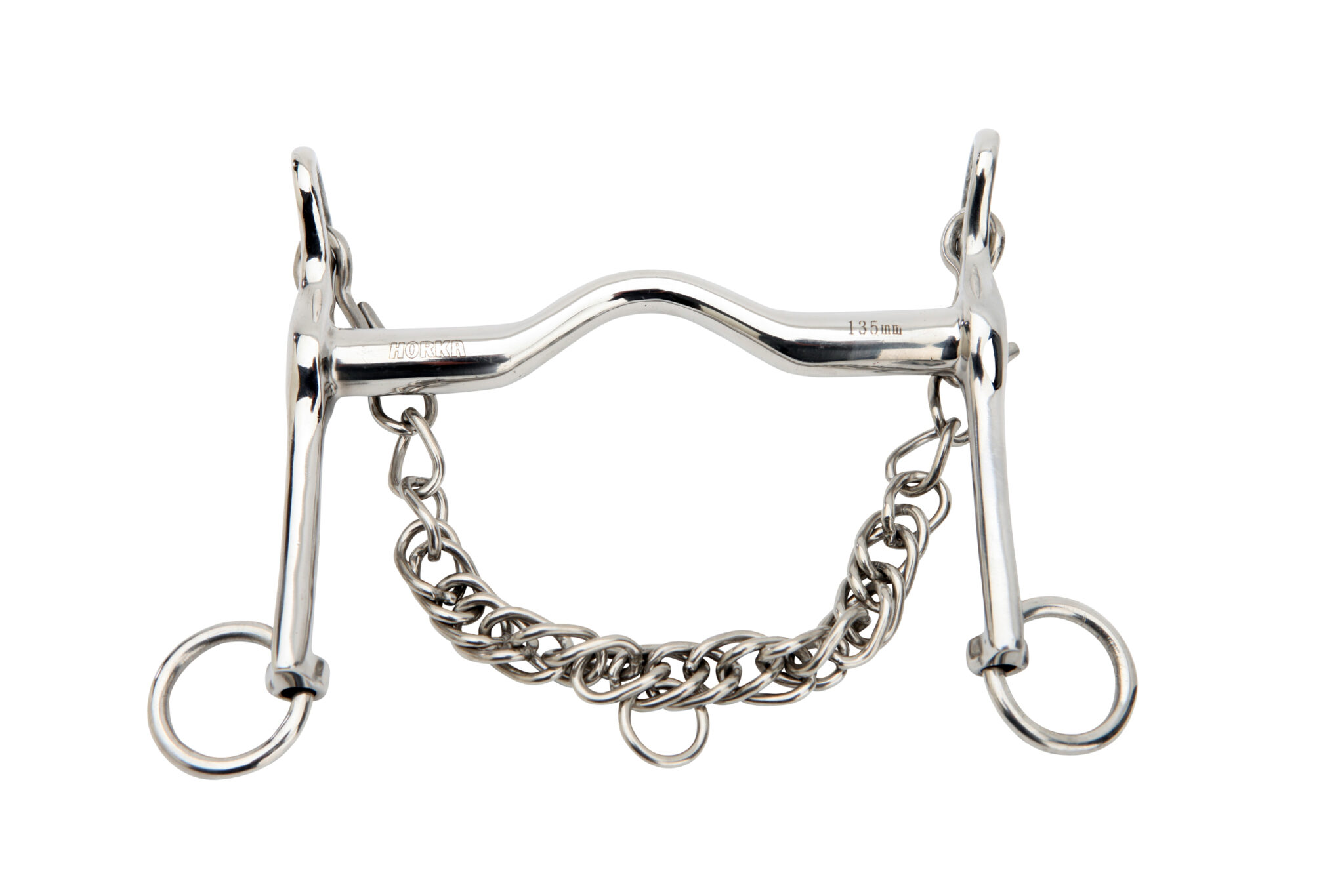 DRESSUURSTANG TONGBOOG RVS 18 MM