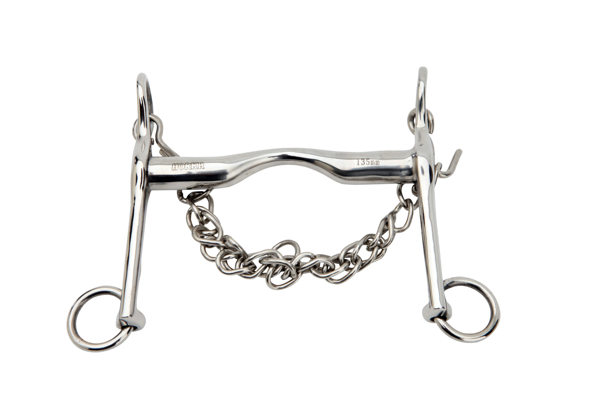 DRESSUURSTANG TONGBOOG RVS 16 MM