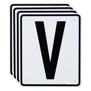 HANG DRESSUUR LETTERS AANVULLINGS SET VAN 4