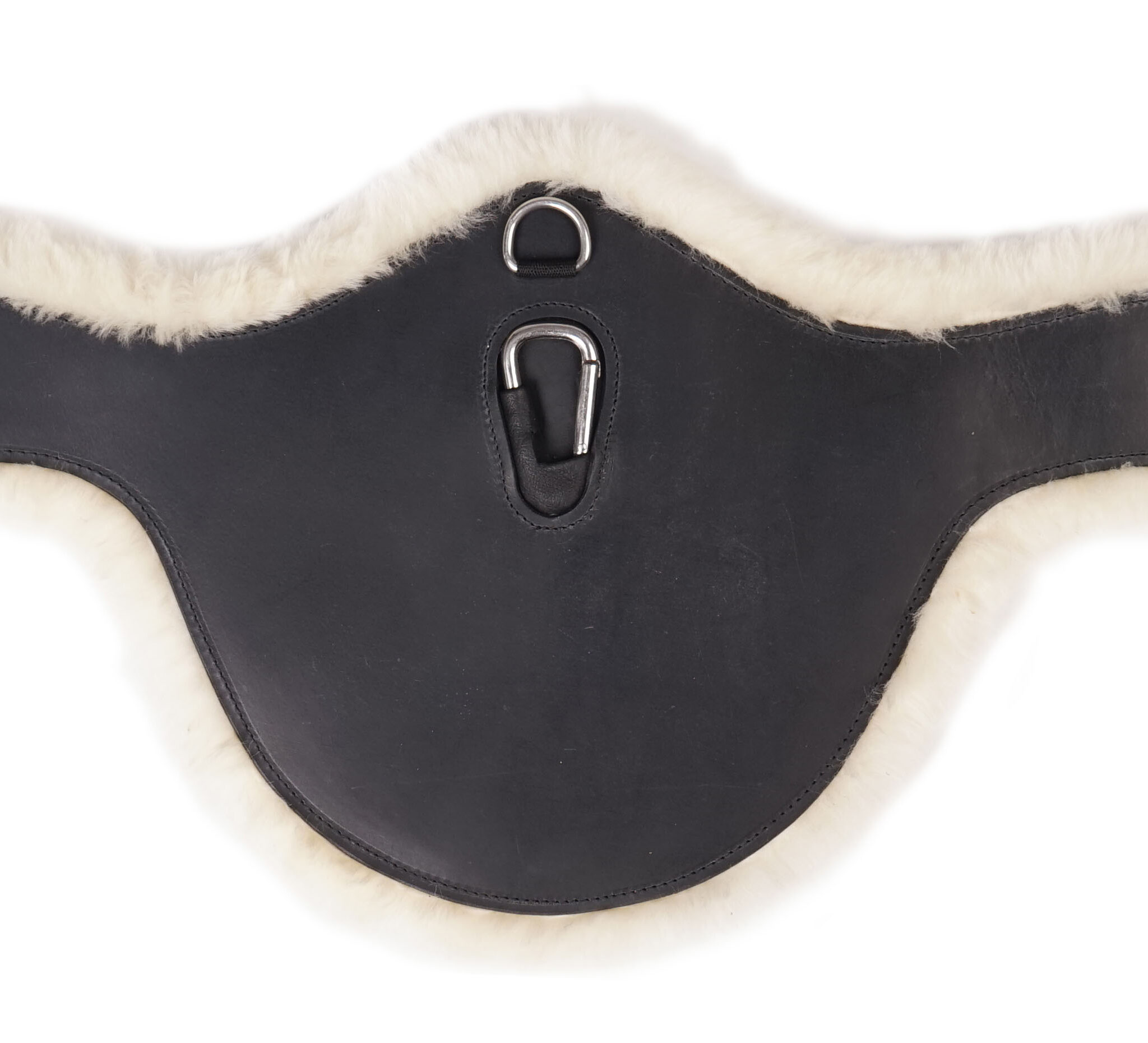 SINGEL MET BUIKBESCHERMER LEER MET SCHAPENVACHT