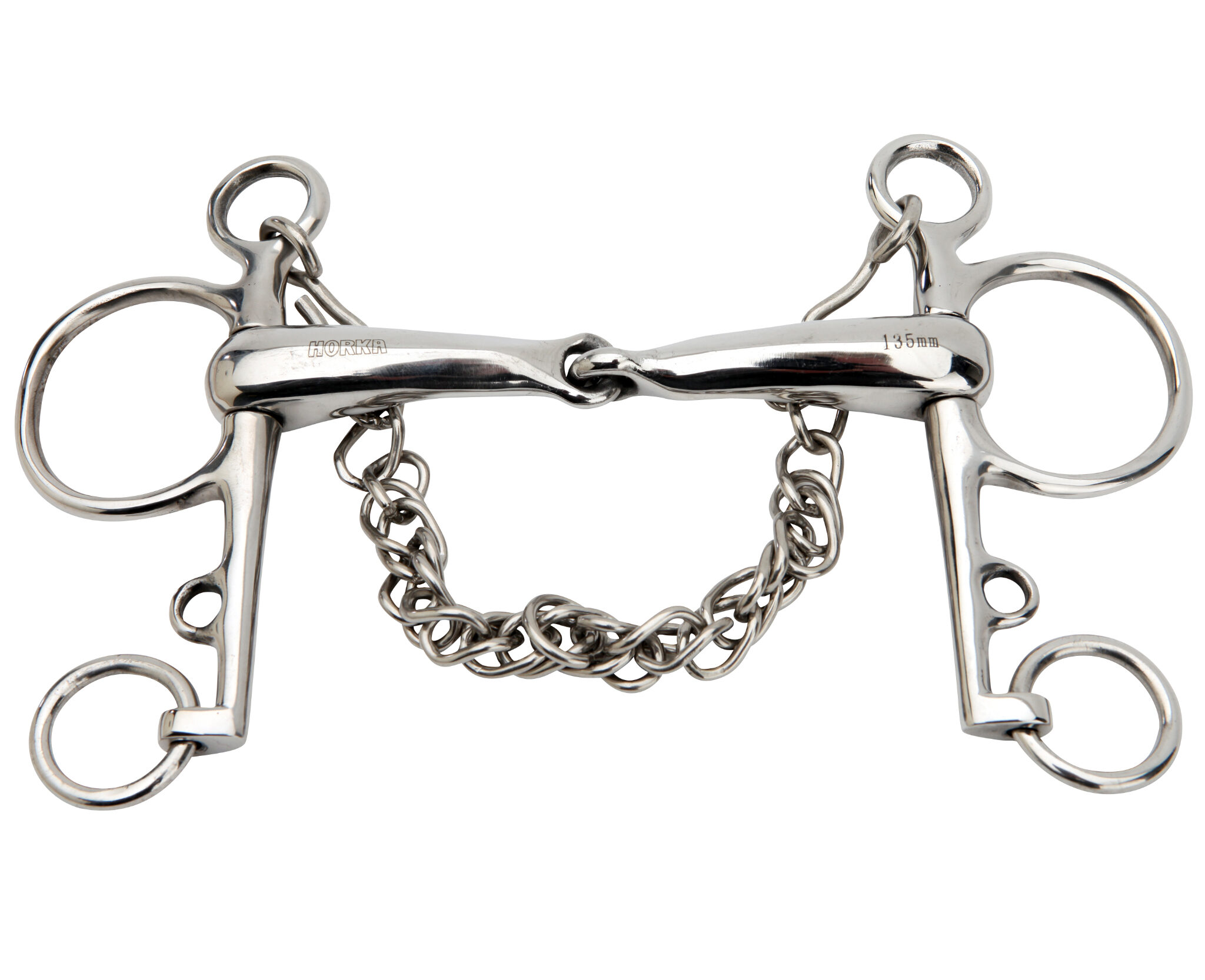 PELHAM GEBROKEN RVS 19 MM