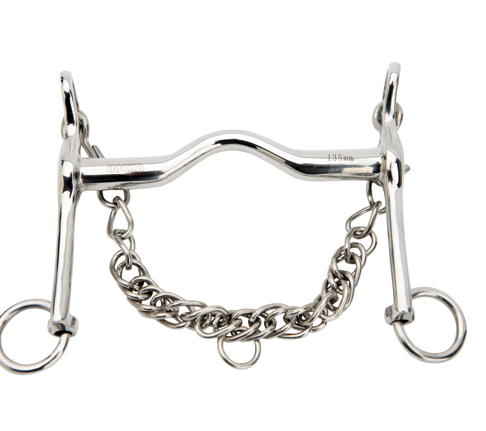 DRESSUURSTANG TONGBOOG RVS 18 MM