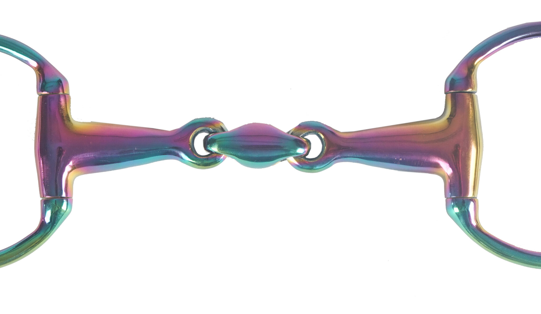 BUSTRENS DUBBEL GEBROKEN RVS RAINBOW 18 MM