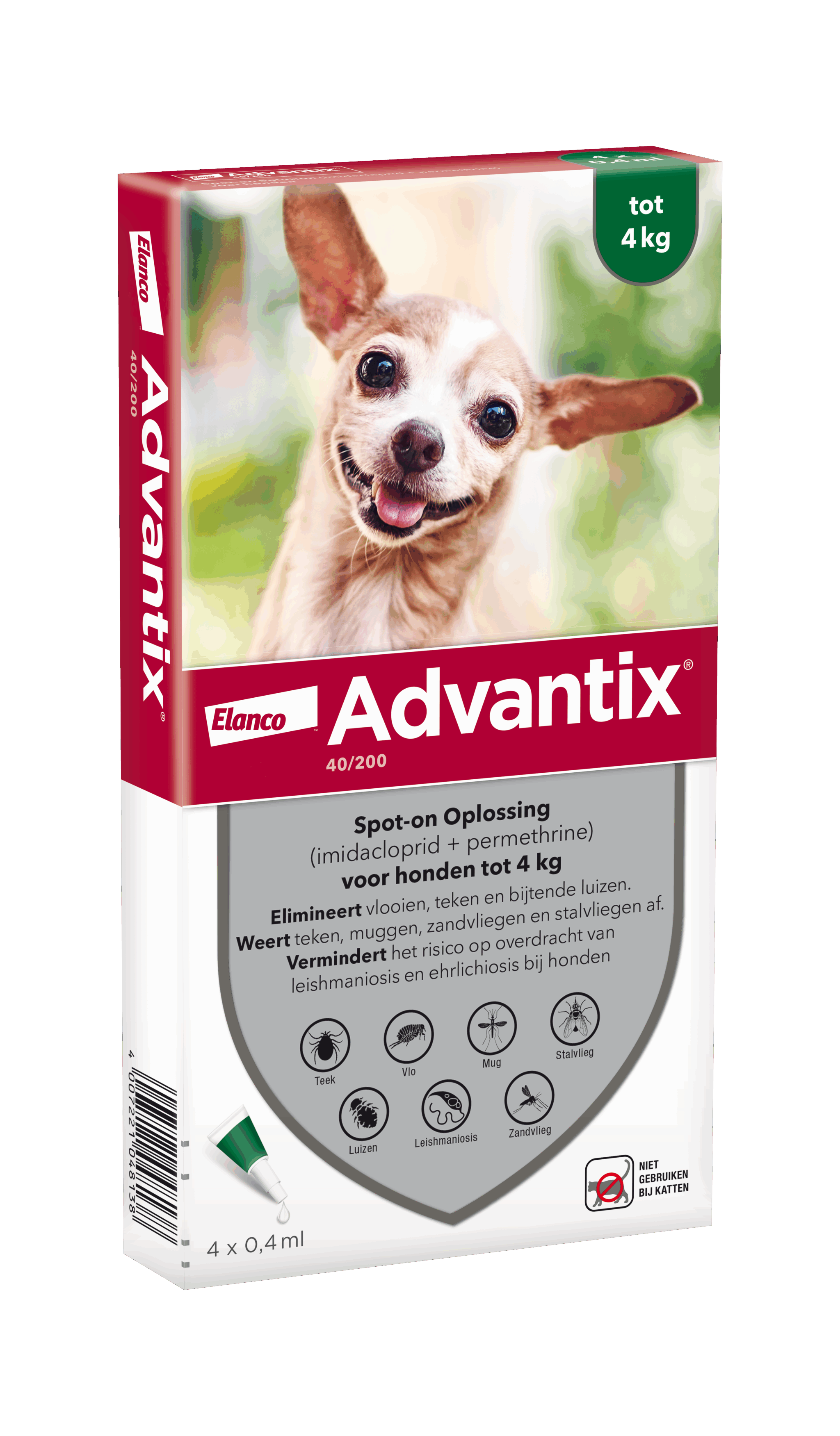 Advantix 40/200 Hond (1,5 tot 4kg) 4P