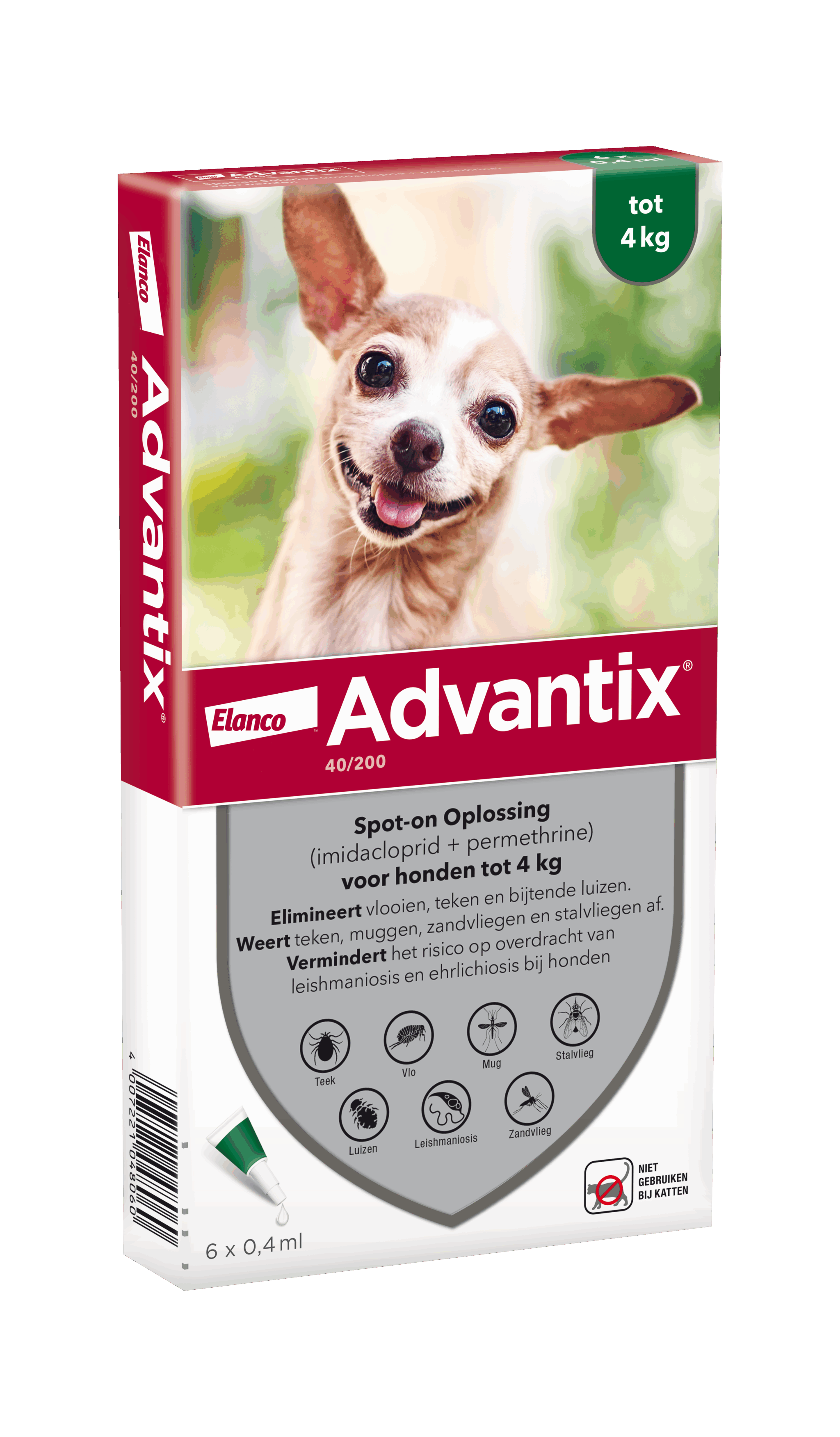 Advantix 40/200 Hond (1,5 tot 4kg) 6P - Afbeelding 2