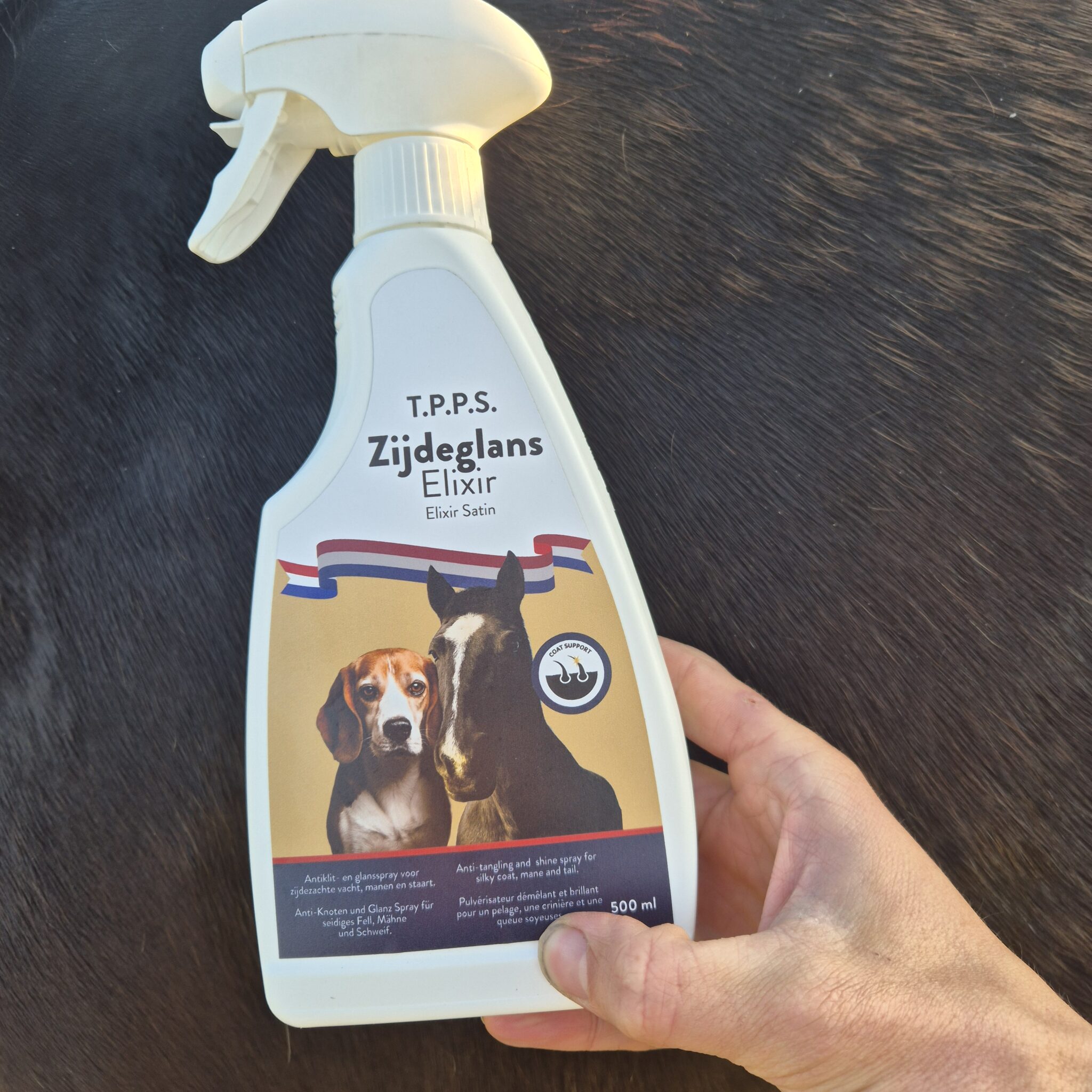 Detailfoto van de spraykop van de T.P.P.S Zijdeglans Elixir