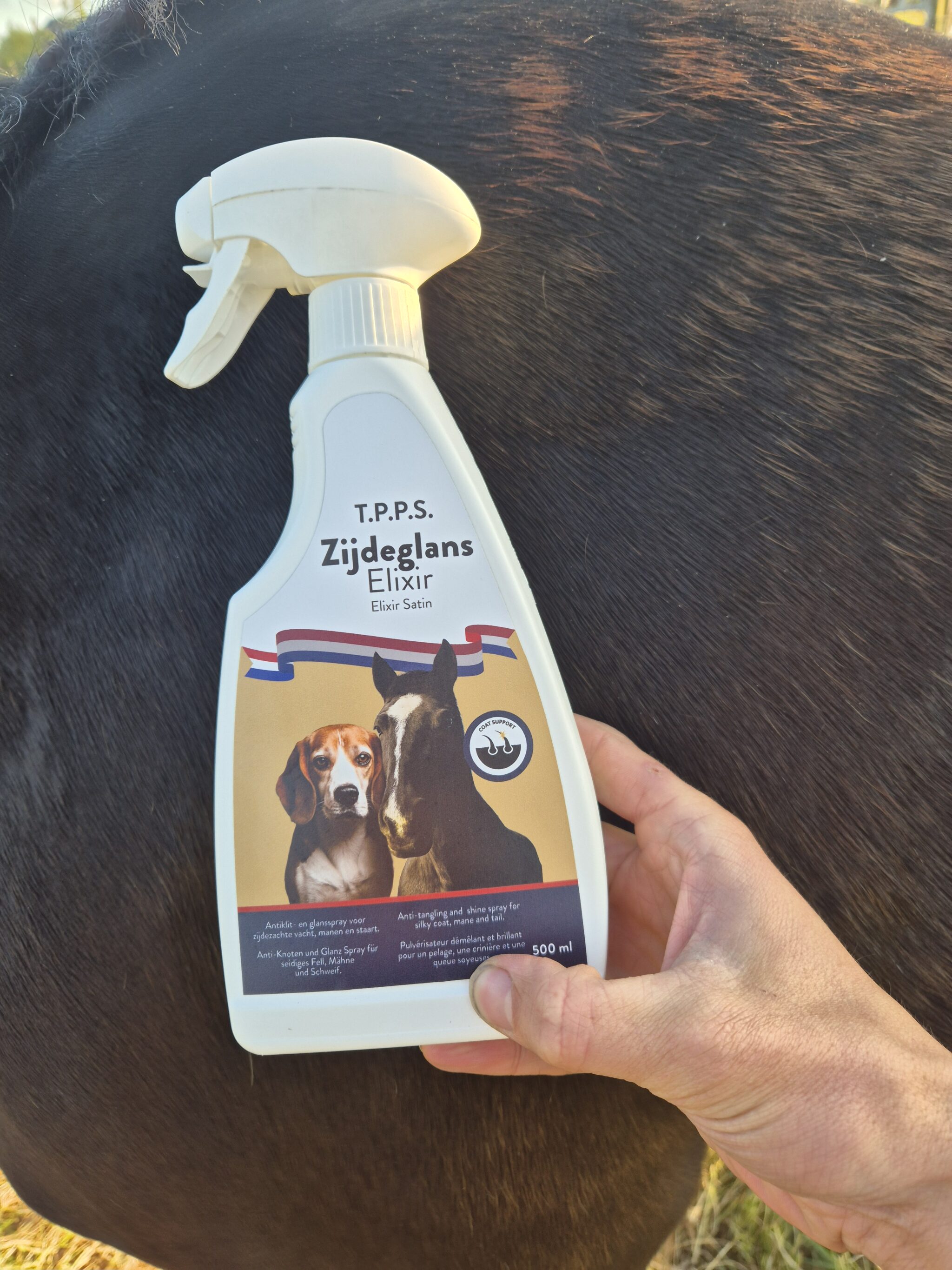 Detailfoto van de spraykop van de T.P.P.S Zijdeglans Elixir