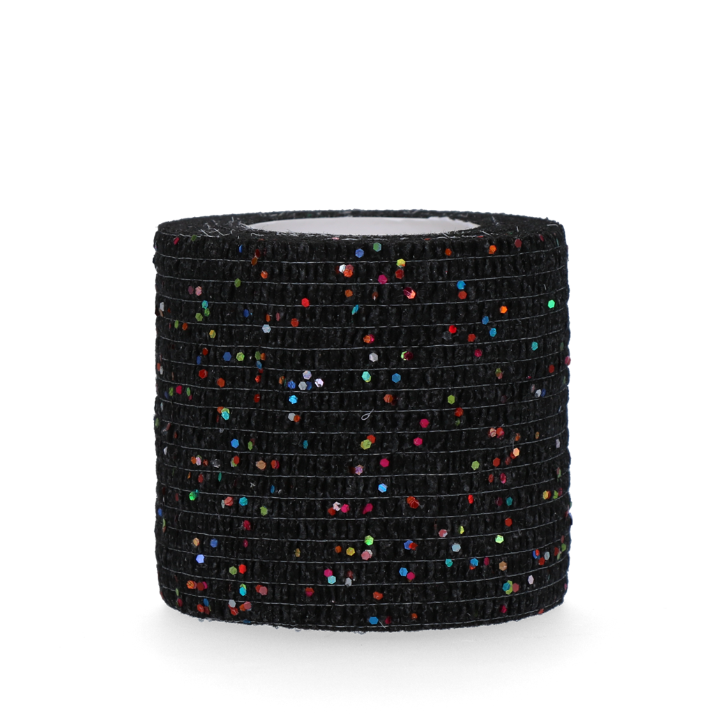 Excellent Animal Glitter Bandage Profi 5 cm - Zwart