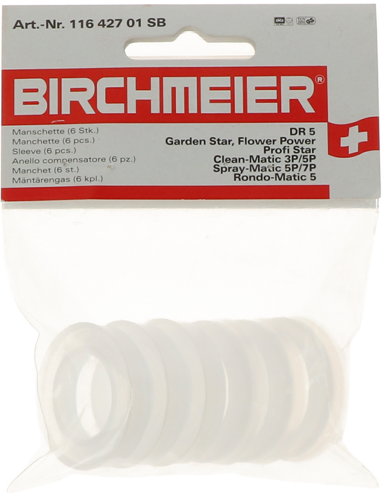 Birchmeier DR5 Zuigerringen