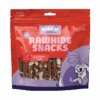 Braaaf Rawhide Roll Sticks Lam & Vis - 25 st.