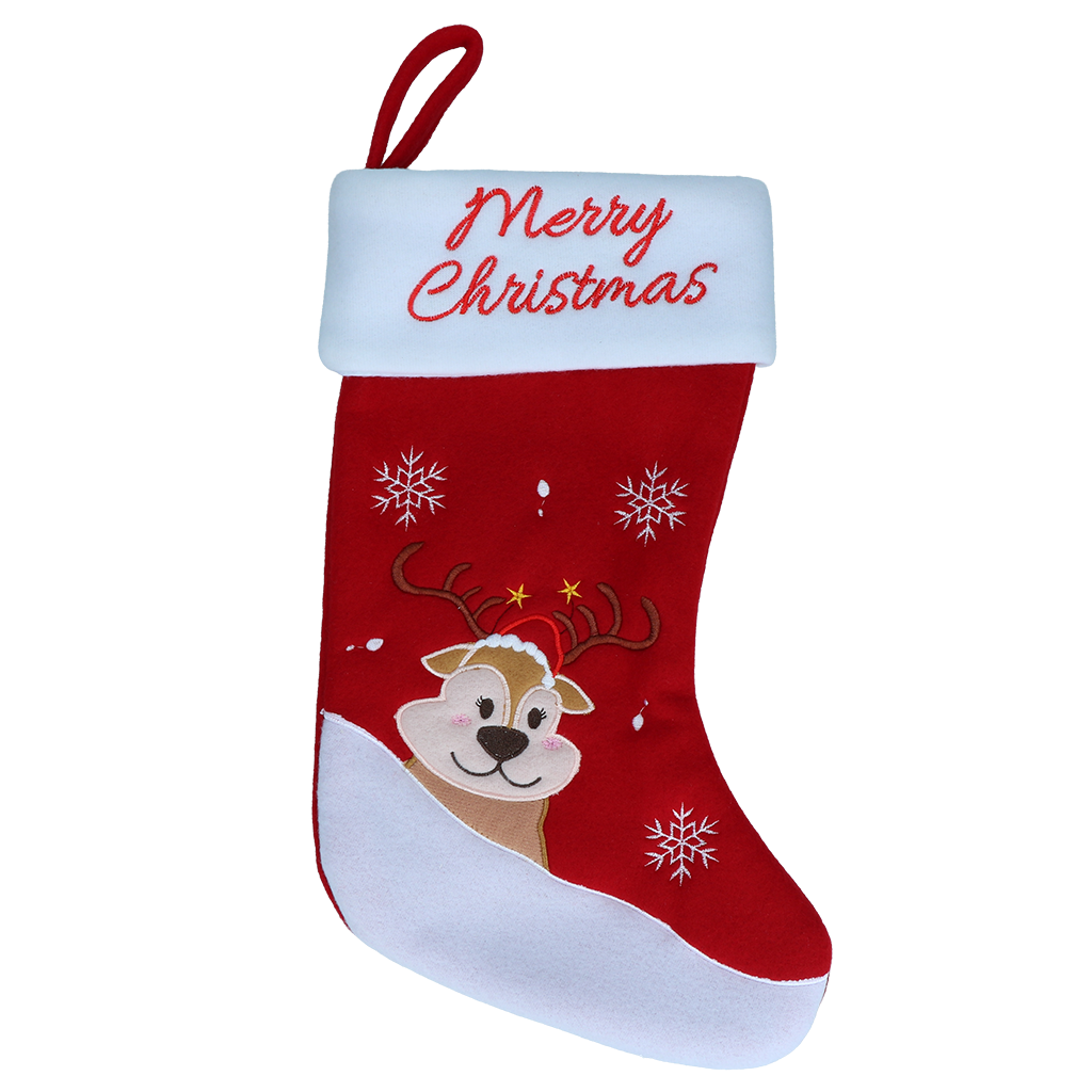 Kerstsokken Christmas Stocking Reindeer