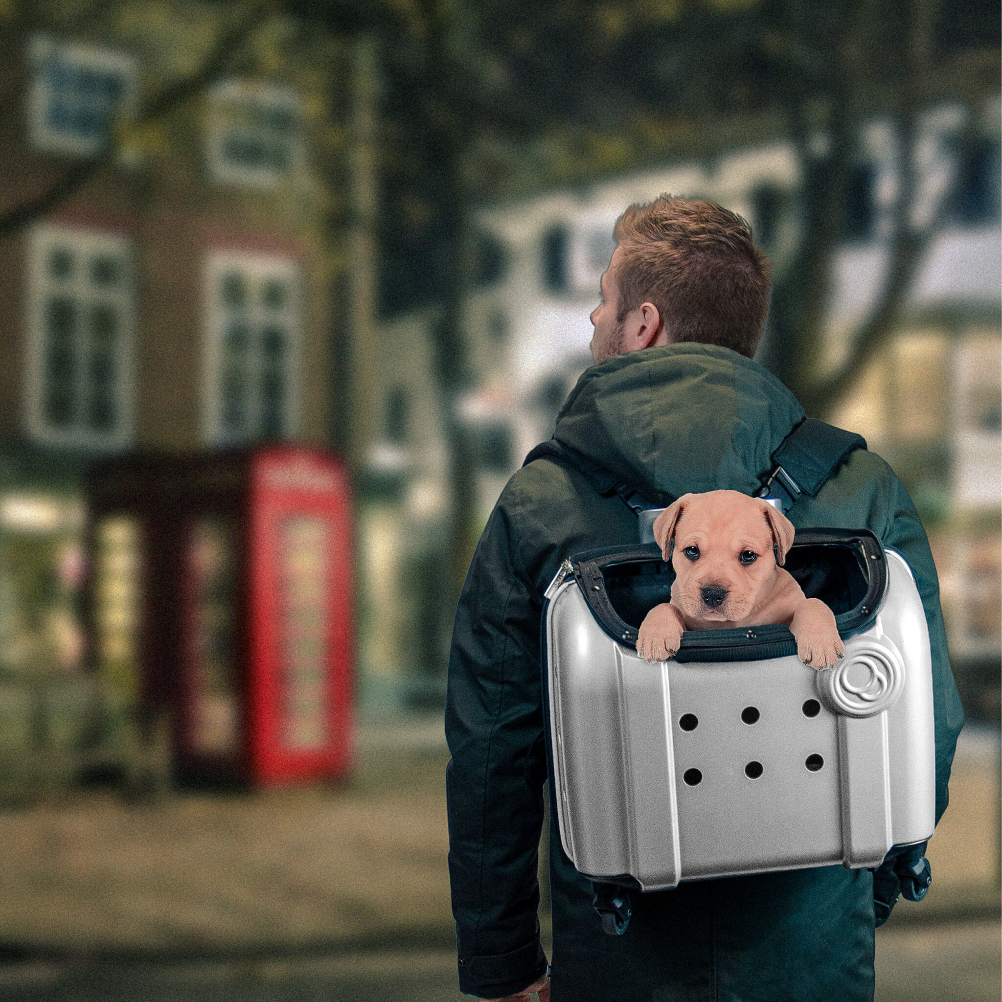 Alternative view of Compaws Trolley London 40 cm Grijs