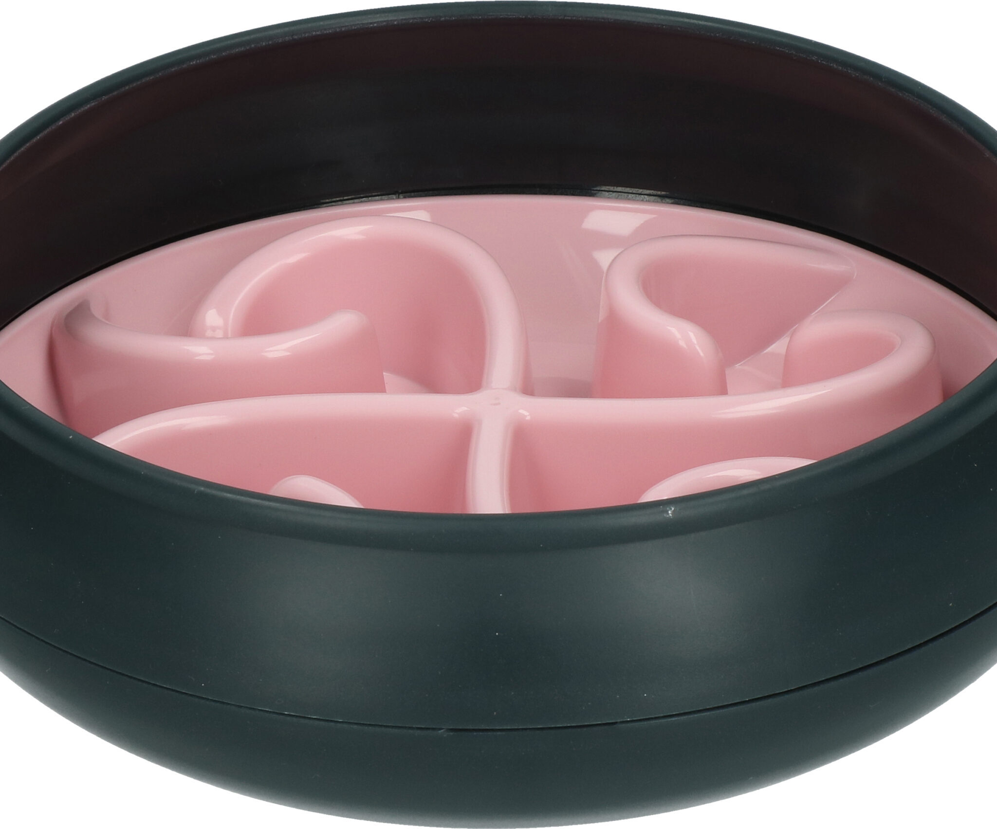 Alternative view of Eat Slow Live Longer Tumble Feeder Roze