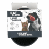 Eat Slow Live Longer Lick Mat Wobble Bowl Grijs