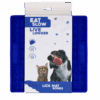 Eat Slow Live Longer Lick Mat Bones Blauw