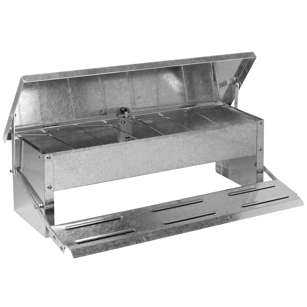 Gaun Pluimvee Voerbak met Trapsysteem