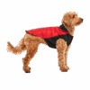 Goo-eez Mock Neck Signature Wrap Jacket S Rood/Zwart
