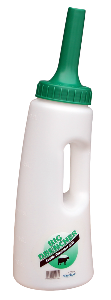 Ingeef Easy Drencher Big 2,5 l Rund/Kalf Groen Compleet