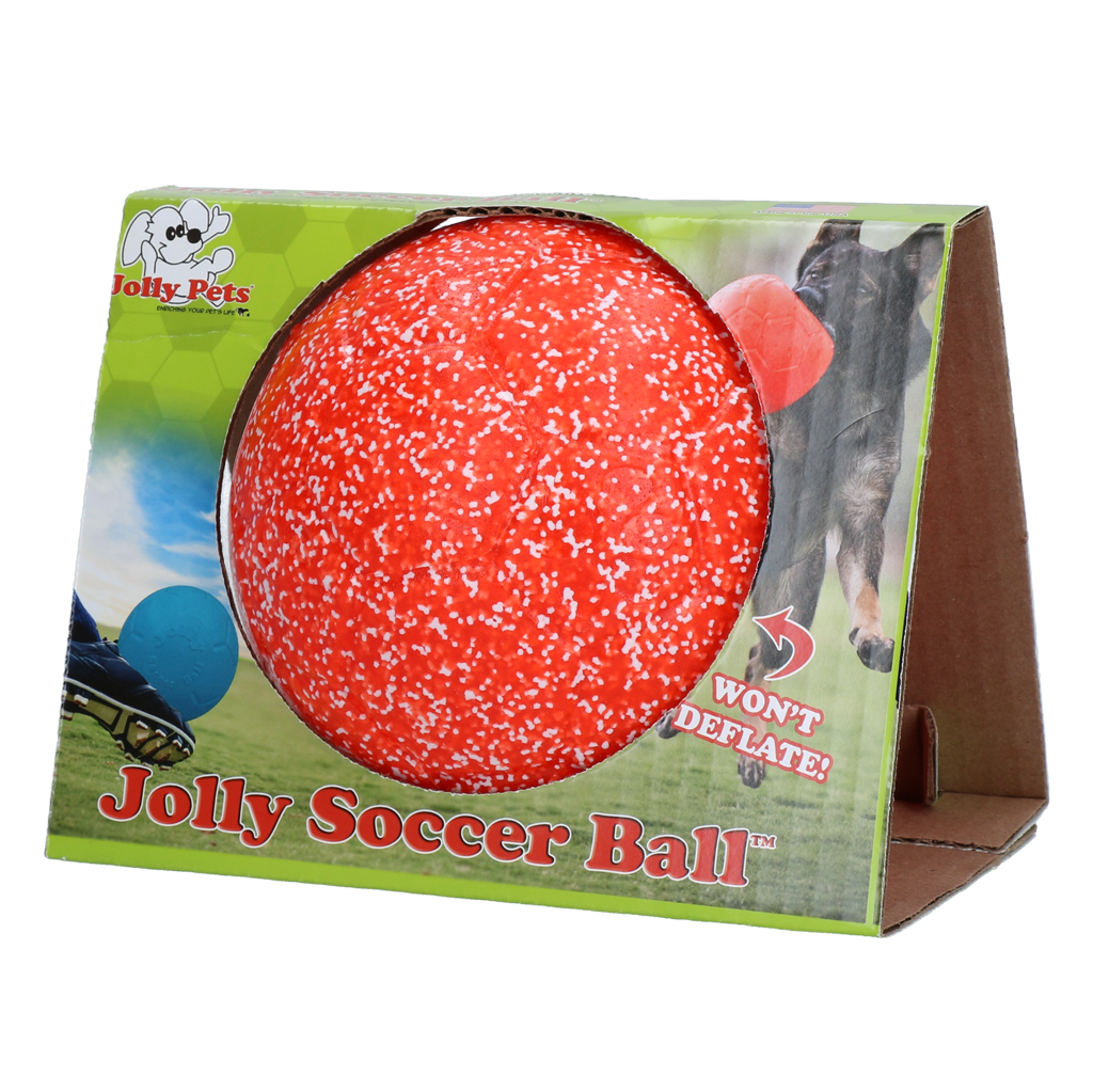 Jolly Soccer Ball Oranje/Wit S (15 cm)