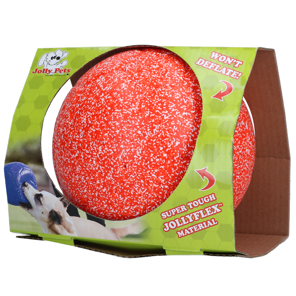 Jolly Soccer Ball Oranje/Wit L (20 cm)