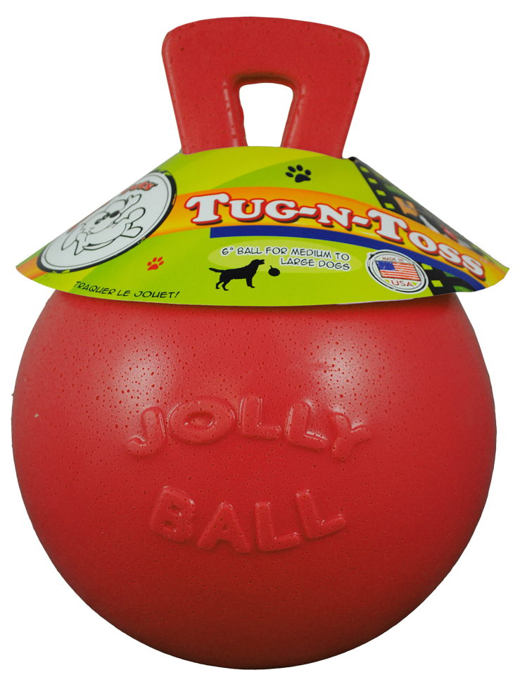 Jolly Tug-n-Toss Rood L (20 cm)