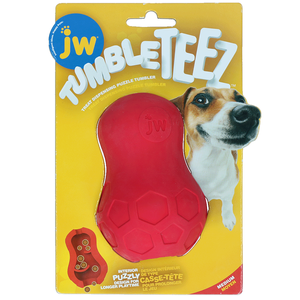 JW Tumble Teez Rood - M