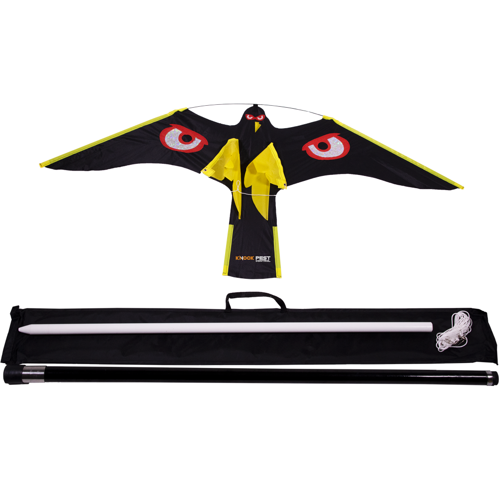 Knock Pest Vogel Verschrikker vlieger complete set 7 m