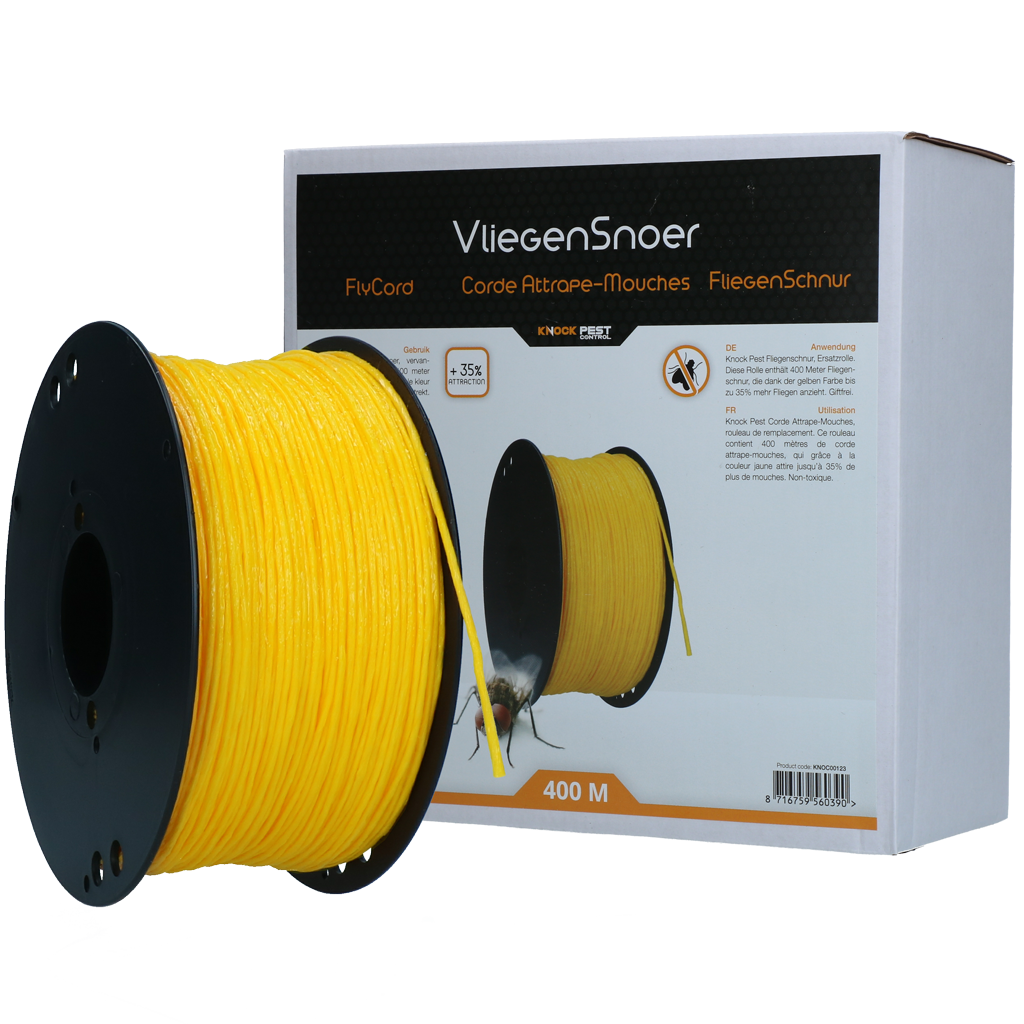 Knock Pest Vliegensnoer Vervangingsrol 400 m