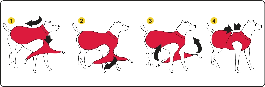 Alternative view of Dog Armor Knockdown Coat (Insect Shield) XXXXS (20cm ruglengte)