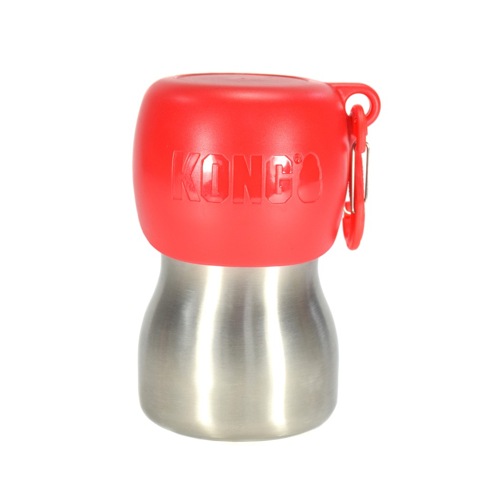 KONG H2O RVS Waterfles Rood