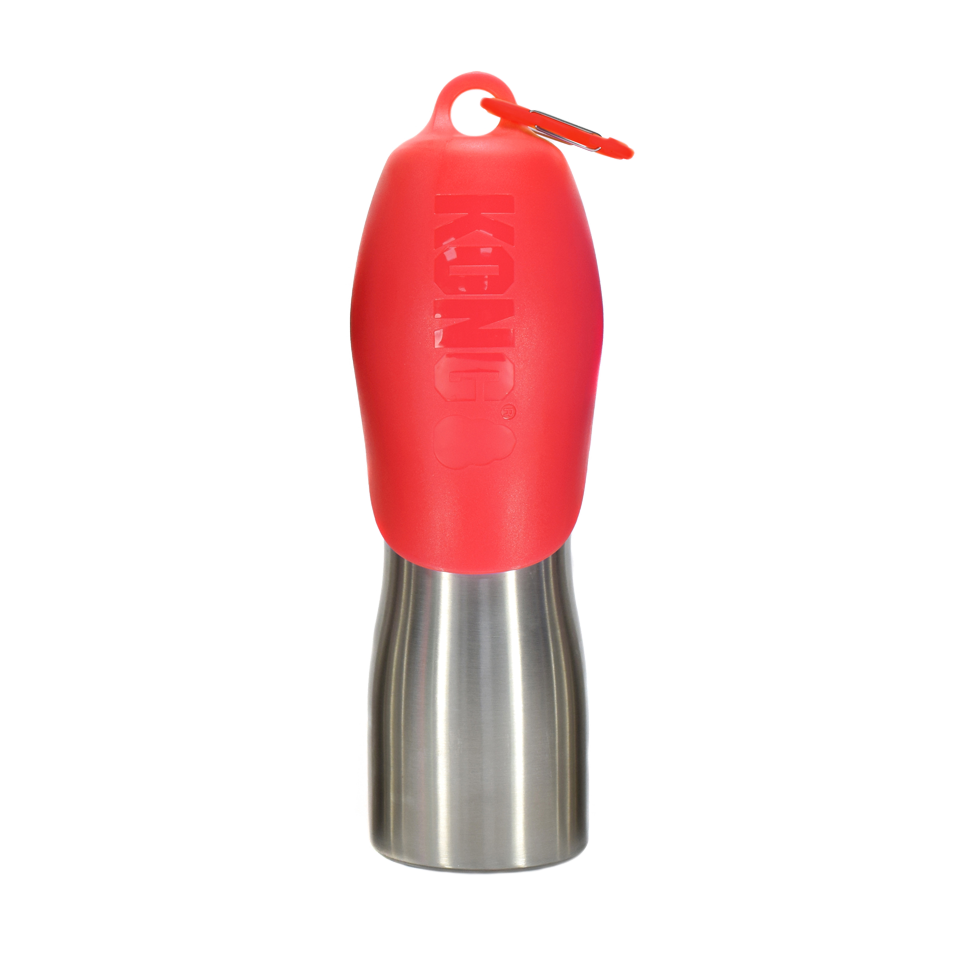 KONG H2O RVS Waterfles Rood