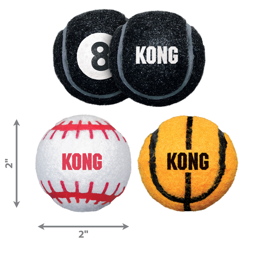 Alternative view of KONG Sport Balls Assorti S (3-pack)