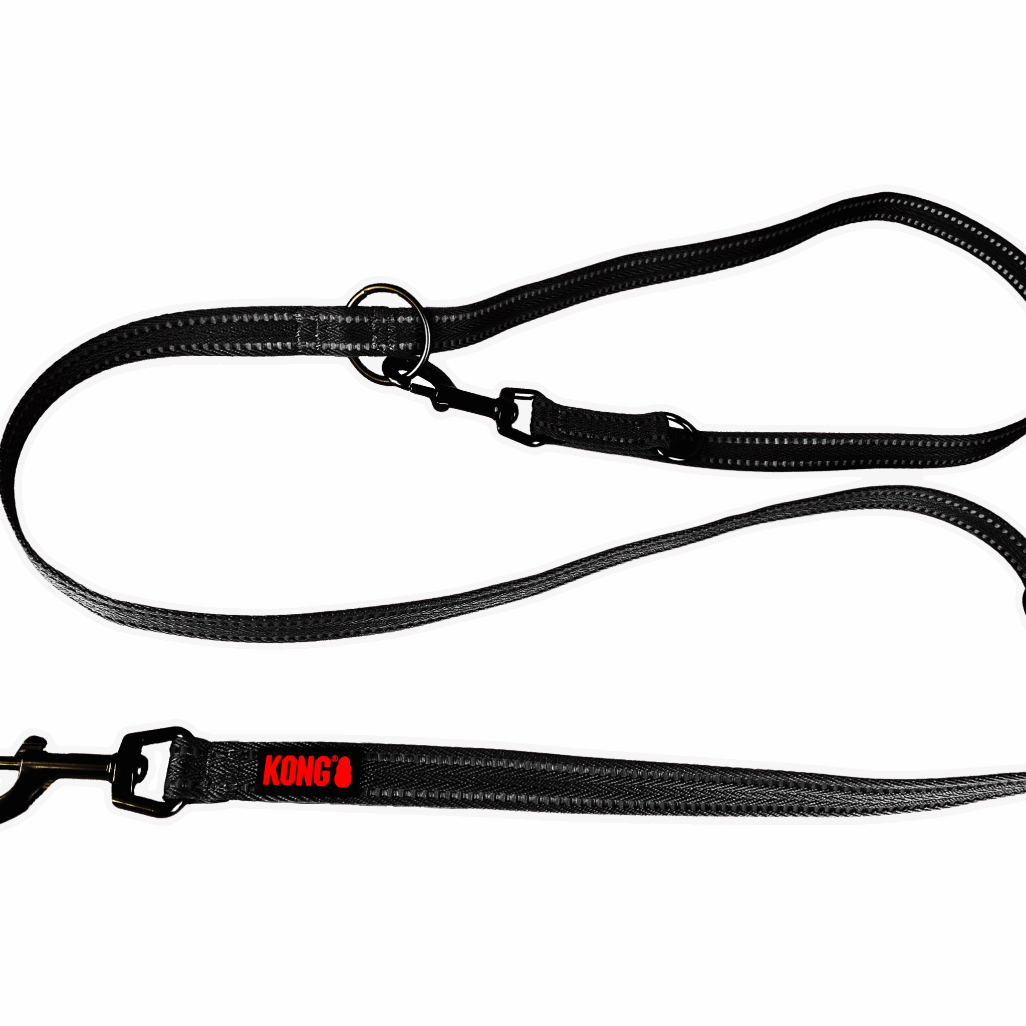 KONG Adjustable Leash Zwart L