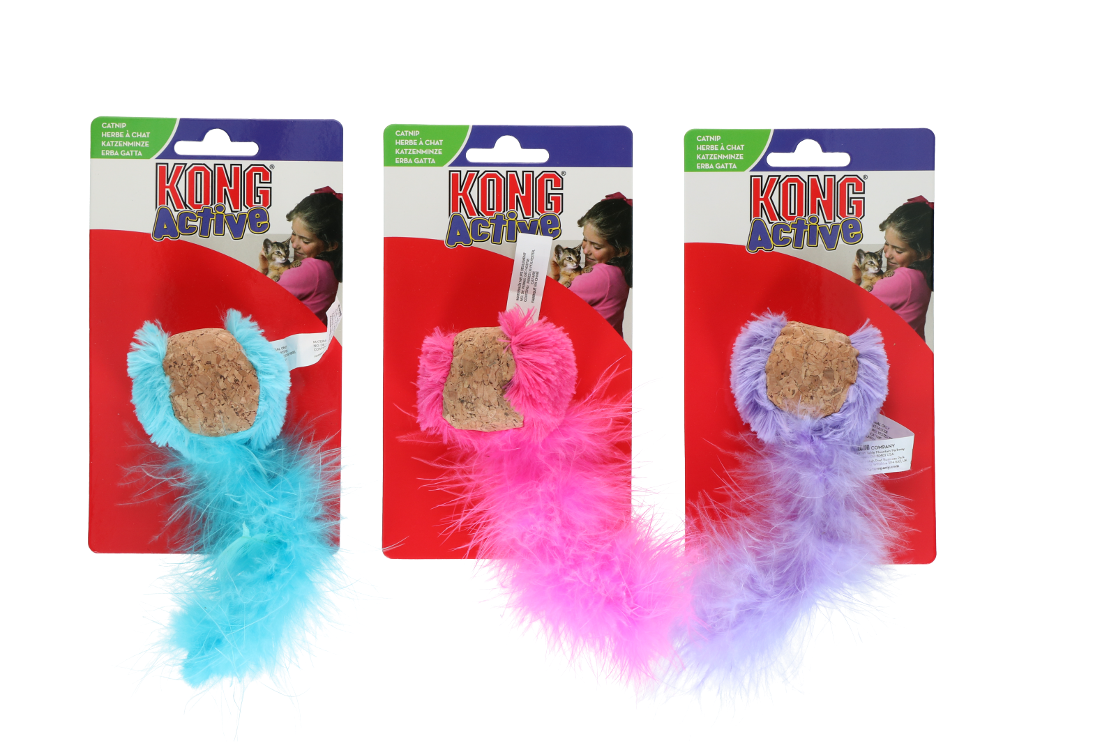 KONG Cat Active Cork Ball Assorti