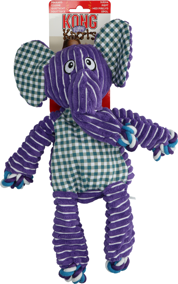 KONG Floppy Knots Olifant