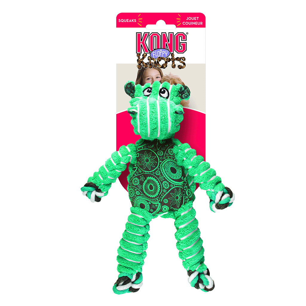 KONG Floppy Knots Nijlpaard