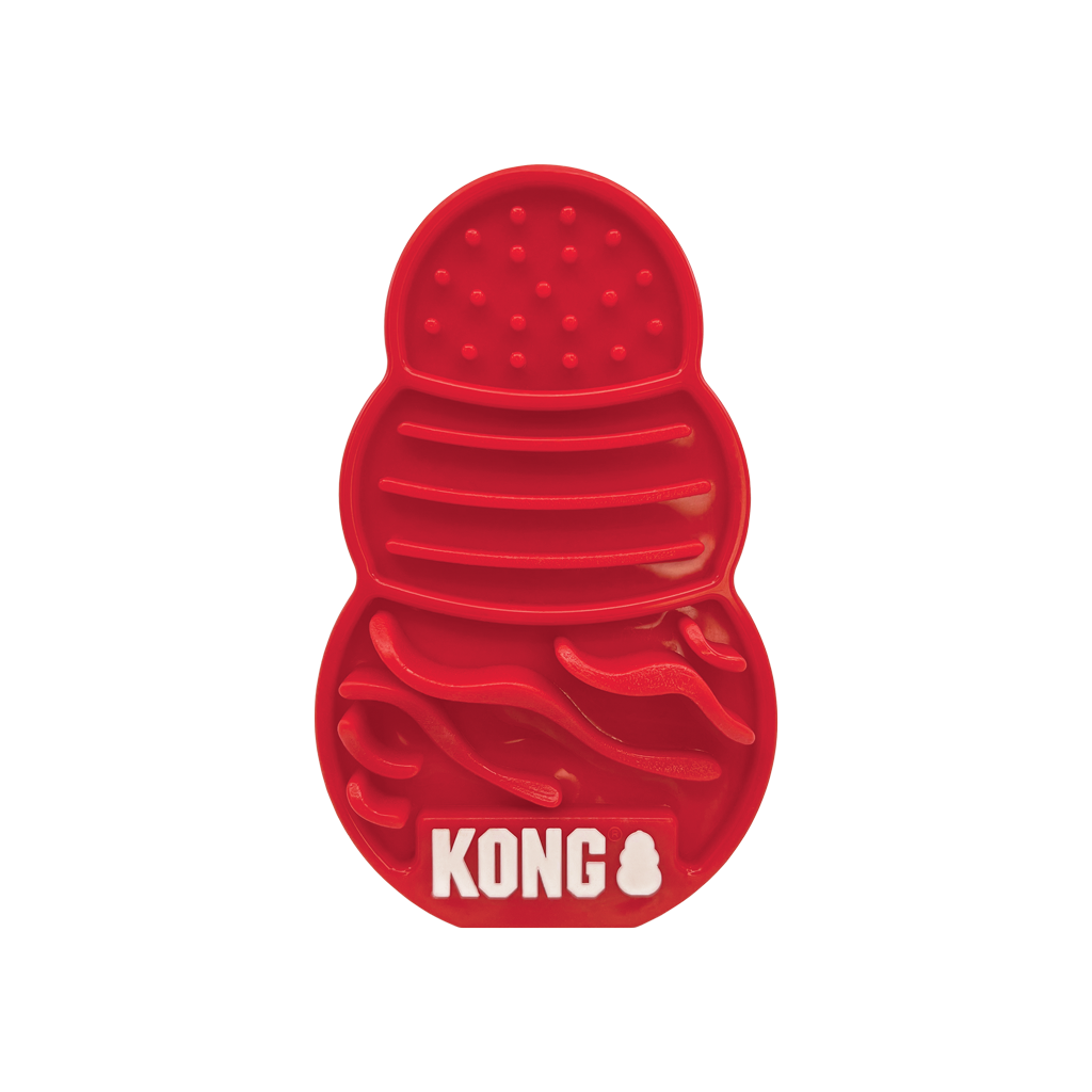 Alternative view of KONG Licks Treat Dispenser Rood L