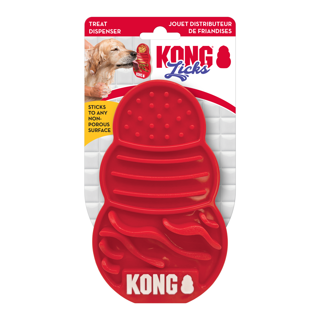KONG Licks Treat Dispenser Rood L