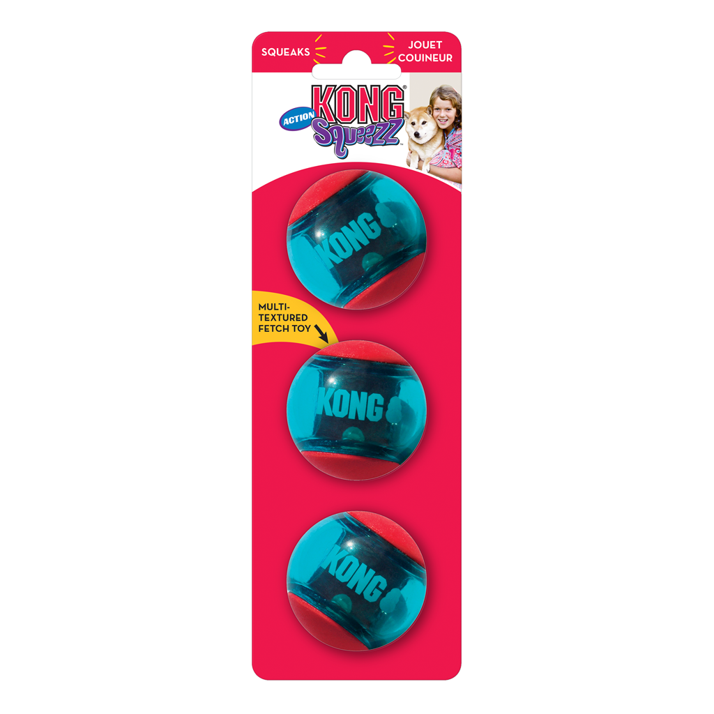 KONG Squeezz® Action Ball Red S