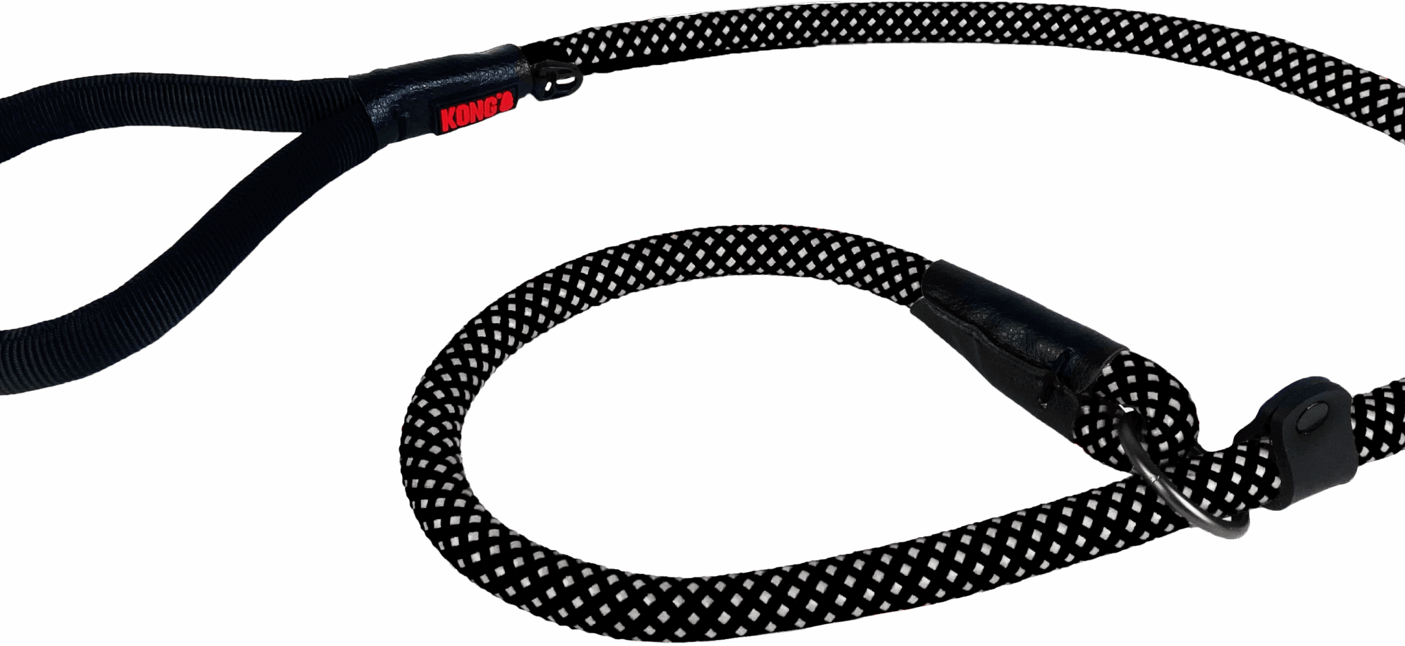 KONG Rope Slip Leash Zwart