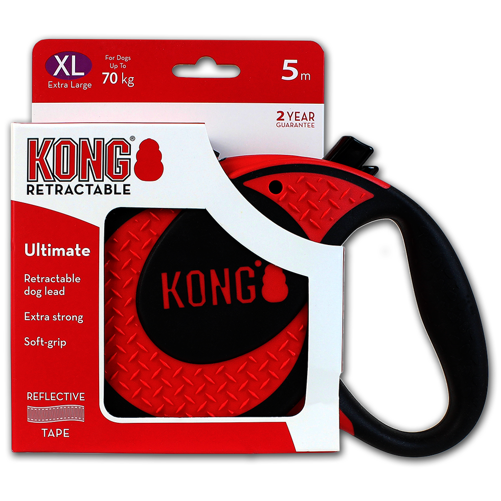 KONG Retractable Leash - Ultimate Rood